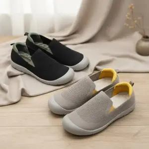 [옷자락]여성 데일리 니트 메쉬 슬립온 운동화
