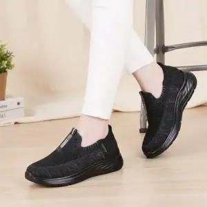 [옷자락]여성용 가벼운 일상 캐주얼 슬립온 운동화