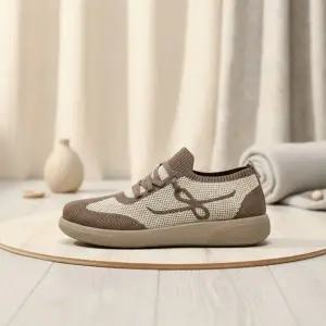 [옷자락]여성 일상용 가벼운 스포츠 스니커즈