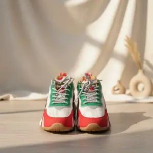 [옷자락]여성 다채로운 컬러 쿠션 데일리 러닝화