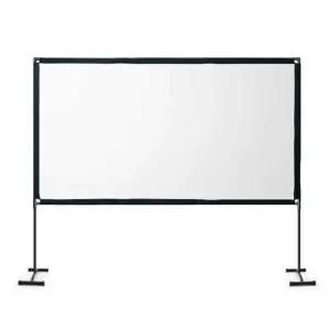 캠핑 빔프로젝터 스크린 스탠드 휴대용 100인치 캠핑용