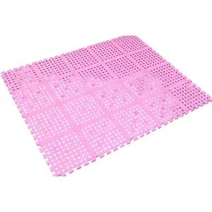 핑크색상 충격흡수 베란다 창고 거실용 매트 20조각 1인가구 빌라 발건강용 지압 원룸 안방