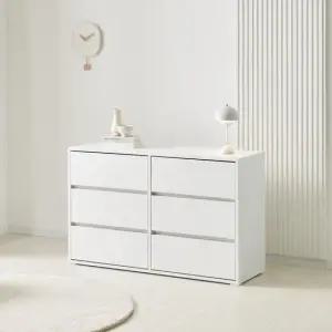 실용적인 거실,침실용 수납 서랍장 3단6칸 120cm P0000BUT