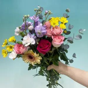 (생화공장) 찐 꽃맛집 소확행 소형 생화 세트 꽃다발 생화꽃 택배 경매 직송 양재꽃시장