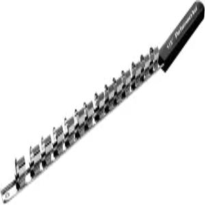 14개의 소켓을 쉽게 보관할 수 있는 성능 도구 W32000 18인치 소켓 레일 정리함