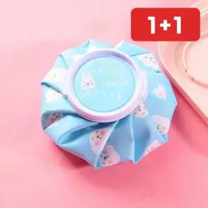 어린이 휴대용 물샘방지 얼음주머니 발열 타박상 냉온찜질팩  1+1