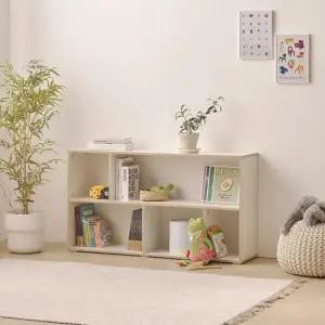 아트박스/인터데코 아이방 감성 교구 정리 수납 책장 2단 120cm P0000BRF