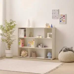 아트박스/인터데코 아이방 감성 교구 정리 수납 책장 3단 120cm P0000BRG