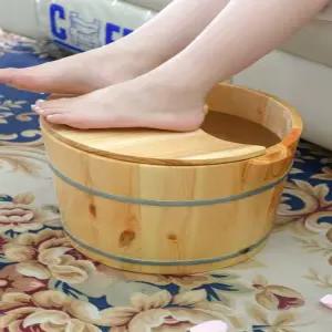 나무족욕기 발담그기물통 욕조 온천 사우나 휴먼사우나 바구니 욕실대야 족욕통