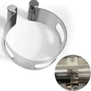 용접 및 제작을 위한 2인치(50.8mm) 배기 태킹 밴드 클램프-온 - 1pc 스테인리스 스틸 유니버설 핏 부식