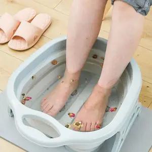 쿨샵 풋케어 접이식 발지압 족욕기 족탕기 발마사지 VUu2+3YGj