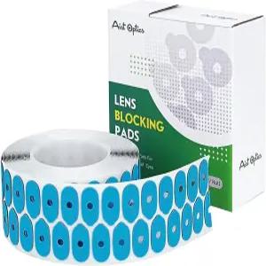Aisitesy 1000Pcs 광학 렌즈 쉐이드 패드 안경 엣지 미끄럼 방지 양면 접착 테이프 자동 핸들링 렌즈(블랙