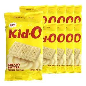 키도 X2O0D9H4 키드오 크리미 버터 크래커 과자 간식 90g 10개