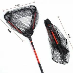 뜰채 민물 해루질 랜딩넷 낚시 바다 휴대용 삼각 접이식