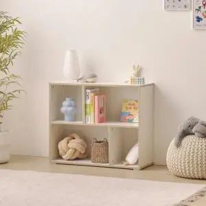 아트박스/인터데코 아이방 감성 교구 정리 수납 책장 2단 80cm P0000BRD