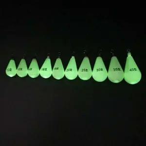 문어 채비 봉돌 쭈꾸미 구멍 야광 낚시 물방울 수중