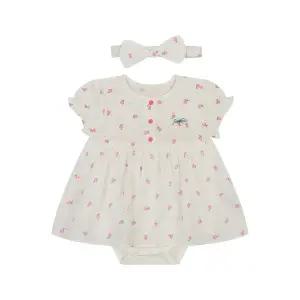 [롯데백화점]에뜨와 피치반소바디수트SET 07T317987/출산,신생아 백일선물,여름바디수트