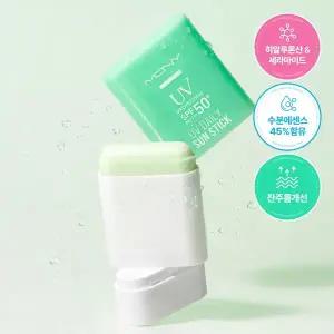 [MQNY] UV 데일리 모이스처 선스틱 15g /SPF50+ PA++++ 10종 히알루론산 수분선크림 링클케어