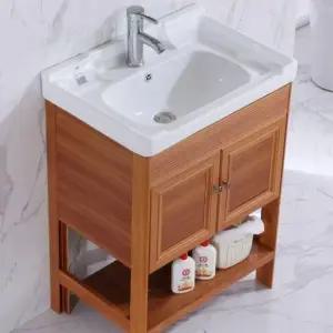 싱크대 우드 욕실 51x36cm 세면대 개수대 세트 씽크대