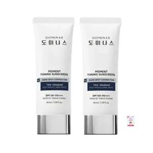 [도미나스] 태극제약 트라넥삼산 알파 비사보롤 선크림 40ml 2개 _NEW 2026년 + 폼클