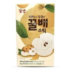 꽃샘 B5A3W7R6 시원하고 달콤한 꿀배 스틱 액상 차 20T 스틱