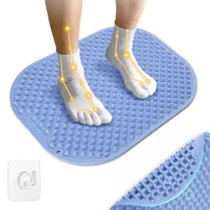 GEENOA 양면 사용이 가능한 실리콘 발 마사지 매트 업그레이드 이완을 위한 대형 반사 접이식 지압 를