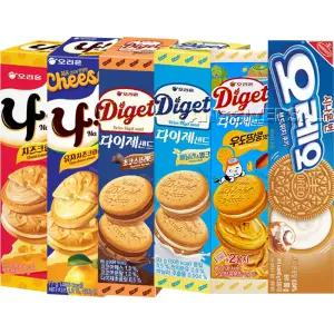 샌드 6종 나샌드 유자 기본 + 다이제 우도땅콩 바닐라 초코 + 오레오 시나몬