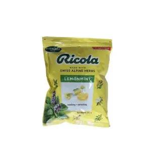 리콜라 B6H4U2P8 스위스캔디 레몬민트맛 342g