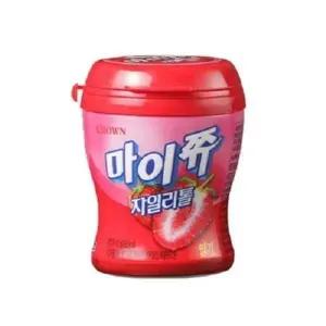 크라운 N0A9P5X5 마이쮸 자일리톨 딸기 110g