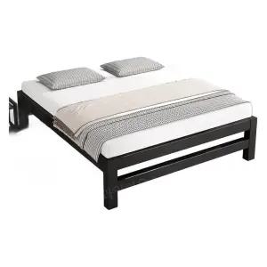 철제 침대 프레임 원룸 머리 오피스텔 깔판 무헤드 평평한 수납형