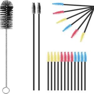 젤폰 벌새 모이통 청소 브러시 세트 21피스 올인원 멀티 사이즈 튜브 넥타 포트 청소용 스테인리스 스틸