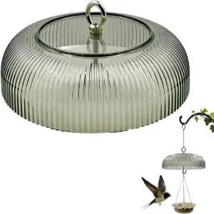 새 모이통 배플 - 다람쥐 보호대 비 방지용 1pc 먹이 보호막 돔이 있는 방수 커버 스테이션웨어 폴란드용