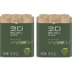 코디 에 코그린 3겹 30롤x2팩 [2팩(60롤)] x2SET(SH) (46607632)