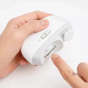 자동 네일관리 전동 손톱정리 무선손톱깎이 트리머qrs352