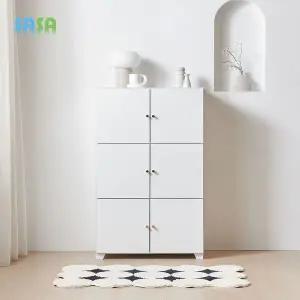 [SASA]사사가구 이누 800 3단 다용도수납장