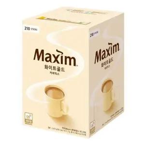 맥심 E4F4K3W6 화이트골드 커피믹스 11.7gx210T