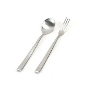 연회 파티용 고급 티스푼 티포크 유아식숟가락 자기주도이유식 돌아기수저