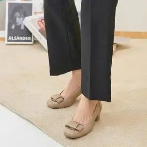 [라일리] Rly 펌프스 여성신발 베이직 여성구두 메리제인 미들힐