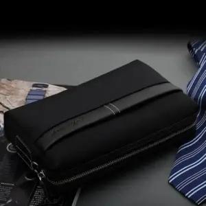 (색상 블랙)남성 모던 미니 클러치백 블랙 작은 손 가방