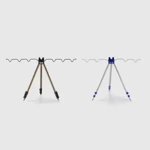 (색상 골드)접이식 삼각 낚싯대 낚시 받침대 스탠드 도구 낚시대 용품 바다낚시 휴대용 높이 조절