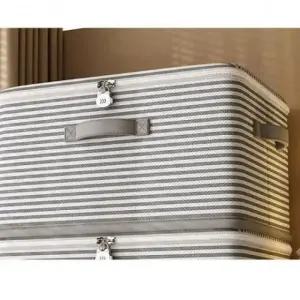 깔끔한 잠금장치 다용도 리빙 수납 박스 접이식 S 1P 접이식 오픈 옷정리