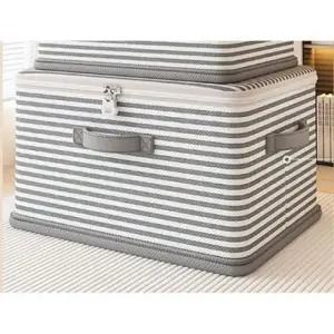 깔끔한 잠금장치 다용도 리빙 수납 박스 접이식 2XL 1P 접이식 오픈 옷정리