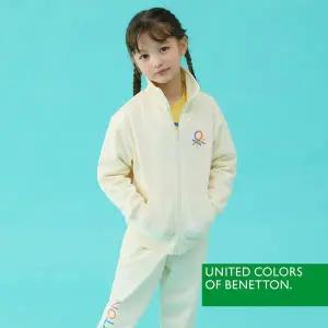 [베네통(하프클럽)]베네통 키즈 집업 상하세트 크림 BNU4P33 T_P383474388