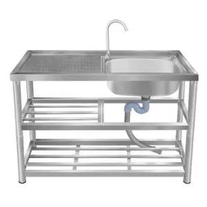 캠핑장 싱크대 업소용 개수대 스테인레스 세면대 야외용