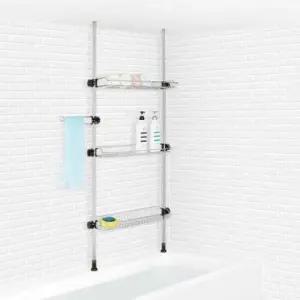 ( )기둥 욕조위선반 3단 욕실코너정리대 욕실수납정리대