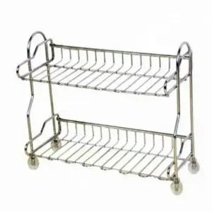 ( )정리 선반 수납 주방 다용도 양념 스테인리스 2단