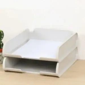 서류트레이 서류 아이보리 서류정리선반