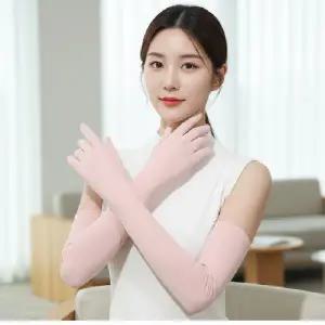 여성 자외선차단 쿨링 팔토시 운전용 골프 손등 가리개 터치 장갑