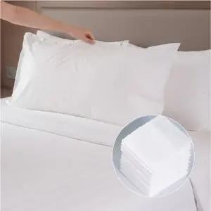 (옵션 GS003461 일회용베개 커버 10장묶음)[이거찜] 일회용 베개커버10장묶음(50X80) 위생 여행용 호텔 베