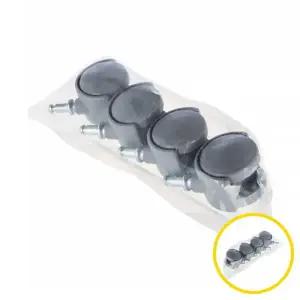 필성 마이룸 이동형 서랍장 캐스터 4개입 1개 가구바퀴 다리바퀴 다용도바퀴 서랍바퀴